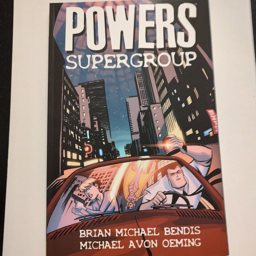 POWERS:VOLUME 4:SUPERGROUP BY BRIAN MICHEAL BENDIS Eisner Award-winning series